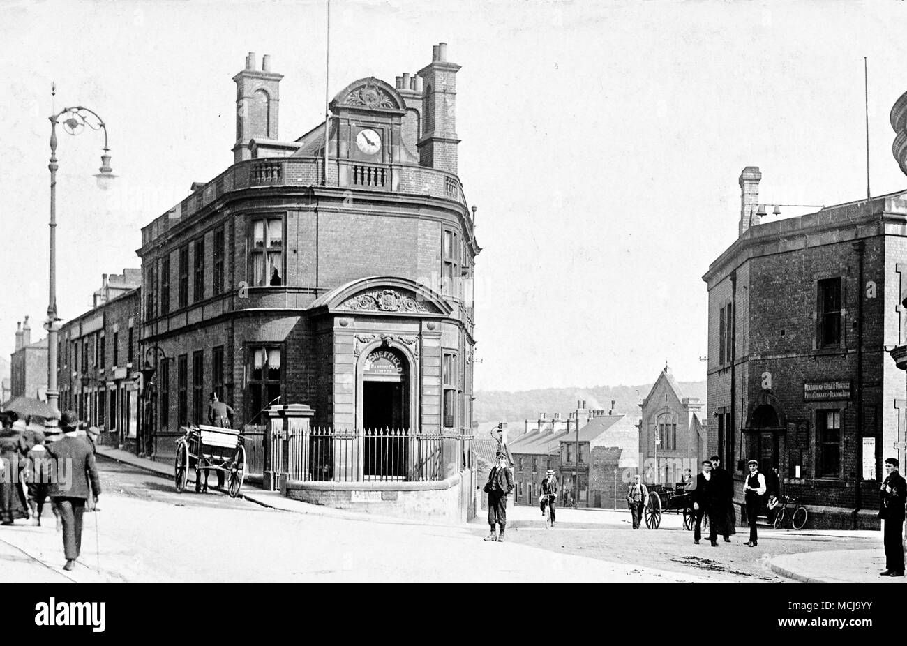 Sheffield Bank - Mexborough Stockfoto