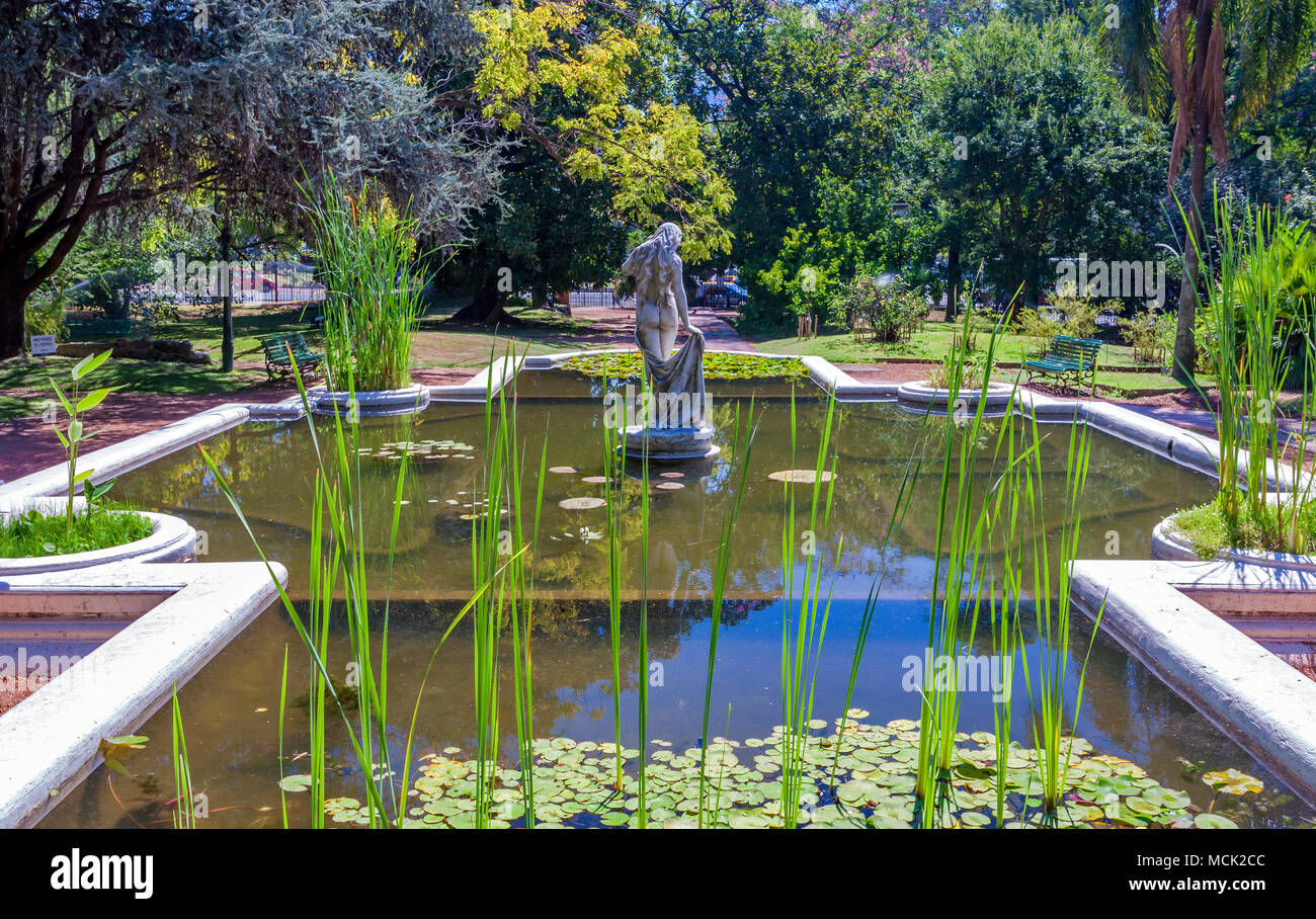 Botanischer Garten Carlos Tahys. Palermo, Buenos Aires, Argentinien. Stockfoto