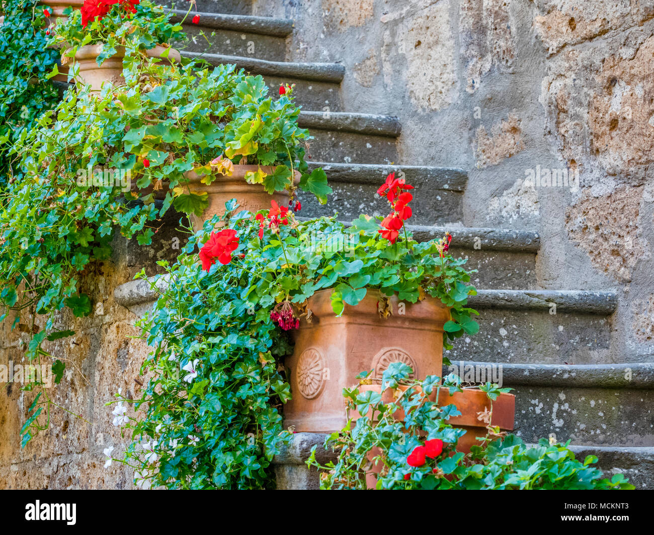 Stadt Civita di Bagnoregio in der Toskana, Italien Stockfoto