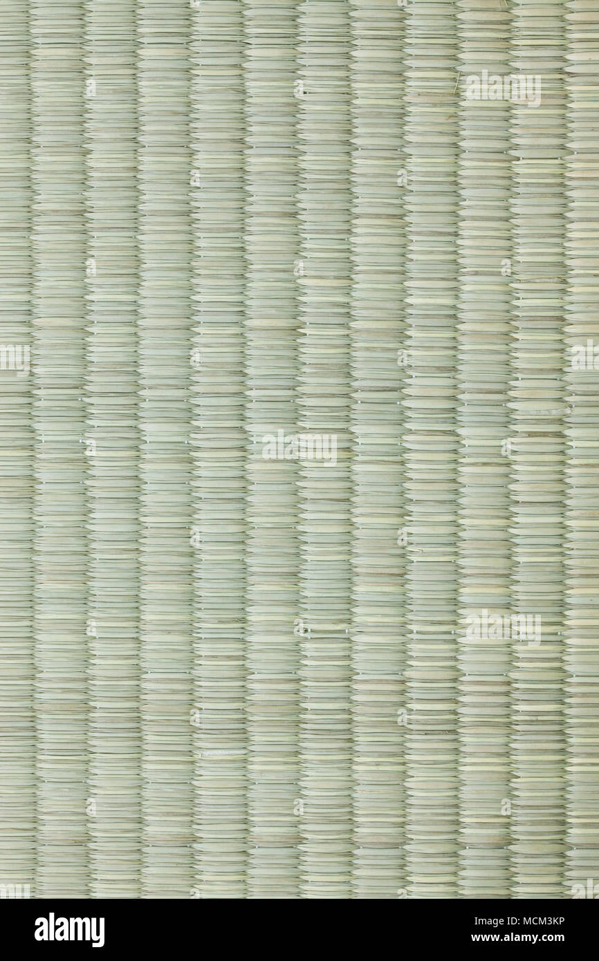 Ein Tatami ist eine Art von Mat als Bodenbelag im traditionellen japanischen Stil verwendet. Stockfoto