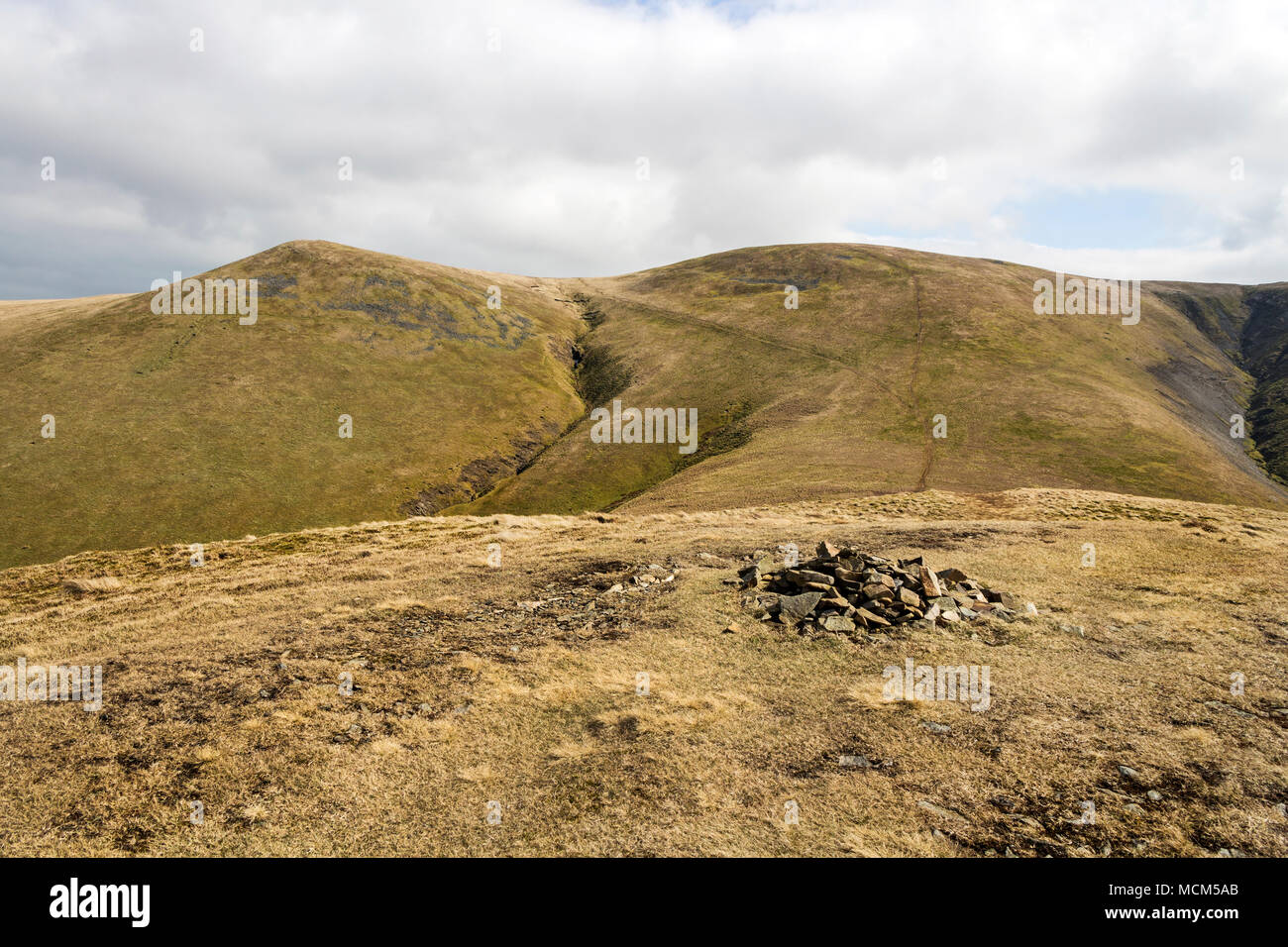 Große Sca fiel vom Gipfel von Essen fiel, uldale Fells, Lake District, Cumbria, Großbritannien Stockfoto