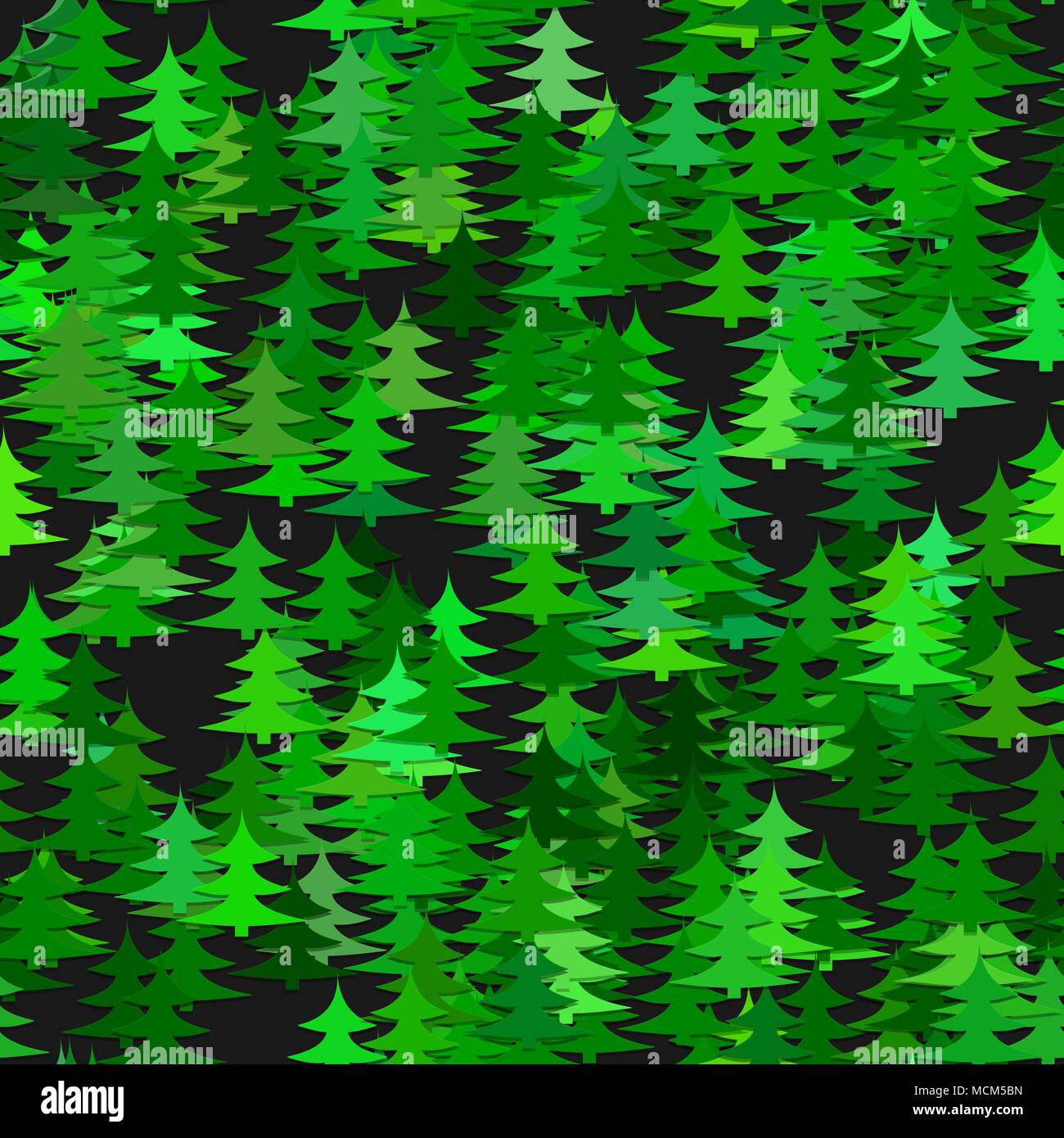 Farbe abstrakte random Weihnachten Hintergrund - stilisierte Pine Tree pattern Winterurlaub vektor design Stock Vektor