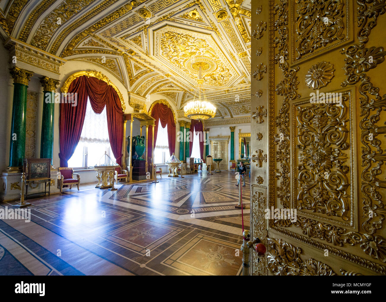 St. Petersburg, Russland: Winterpalast, Eremitage Komplex Stockfoto