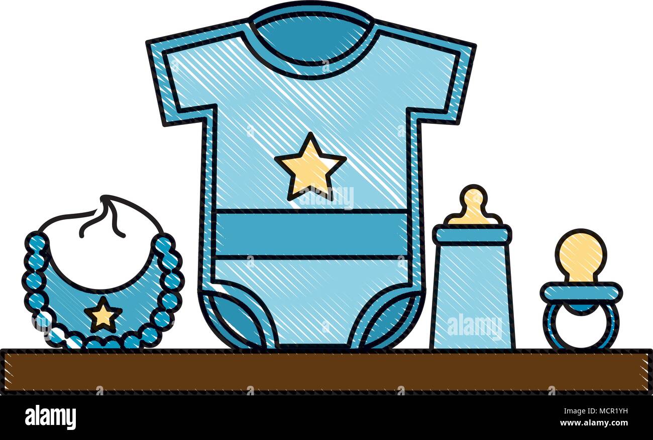 Baby-Dusche-Karte Stock Vektor