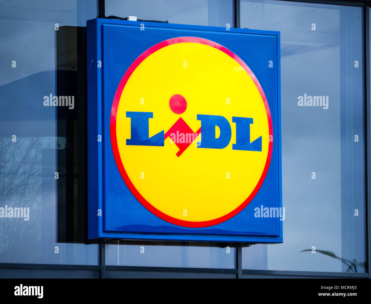 Lidi Store, Calcot, Reading, Berkshire, England, UK, GB. Stockfoto