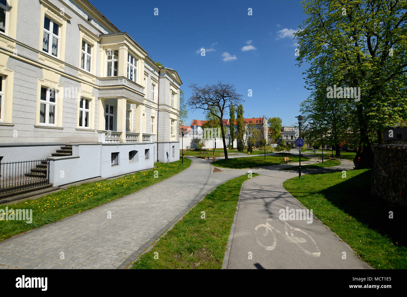 Zustand musikalischen Schule in Gliwice, Polen Stockfoto