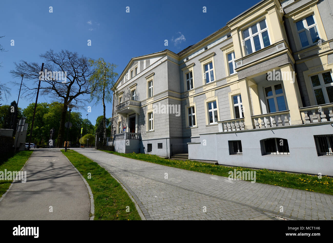 Zustand musikalischen Schule in Gliwice, Polen Stockfoto
