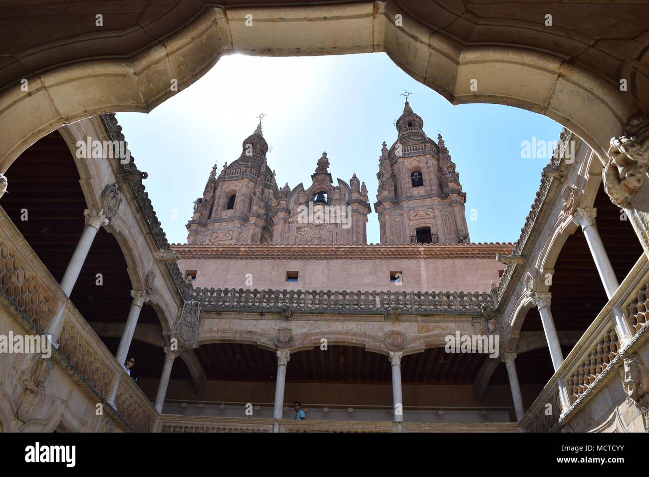 Ein Blick in Salamanca, Spanien Stockfoto