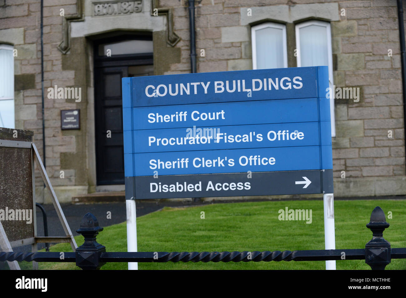 Lerwick Sheriff Court, Lerwick, Shetlandinseln, Schottland Stockfoto