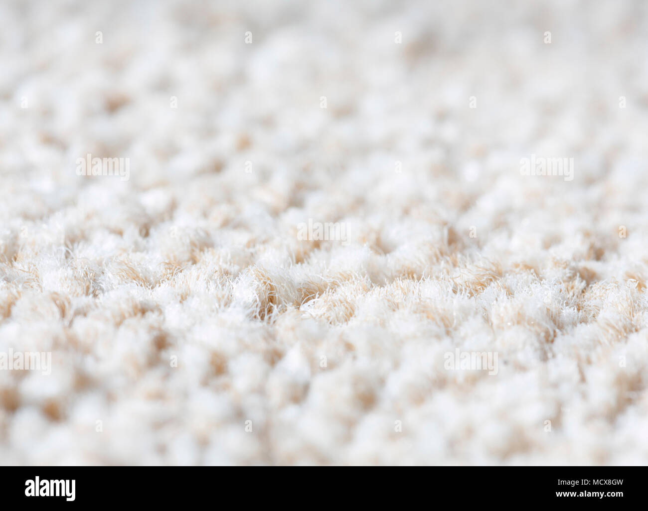 Neutrale Ebene wolle Teppich Teppich Textur closeup Stockfoto