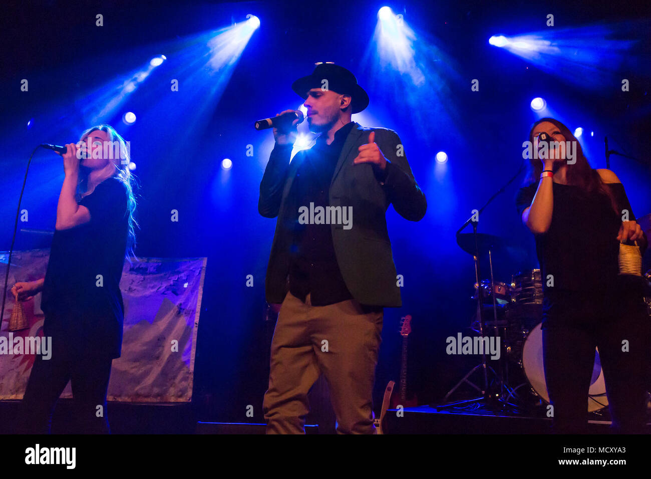 Die Schweizer Reggae und ragas Sänger Dodo live in der schüür Luzern, Schweiz Stockfoto