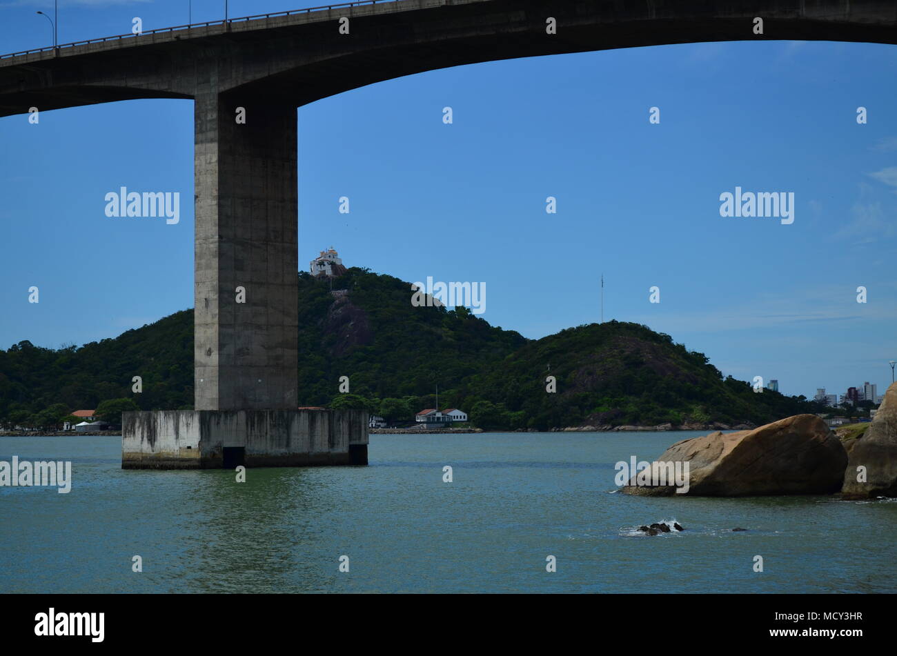 Ponte vitoria Brasilien Stockfoto