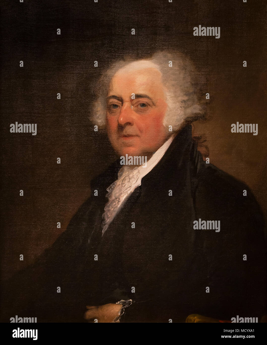 John Adams, Gilbert Stuart, ca. 1800-1815, National Gallery, Washington DC, USA, Nordamerika Stockfoto