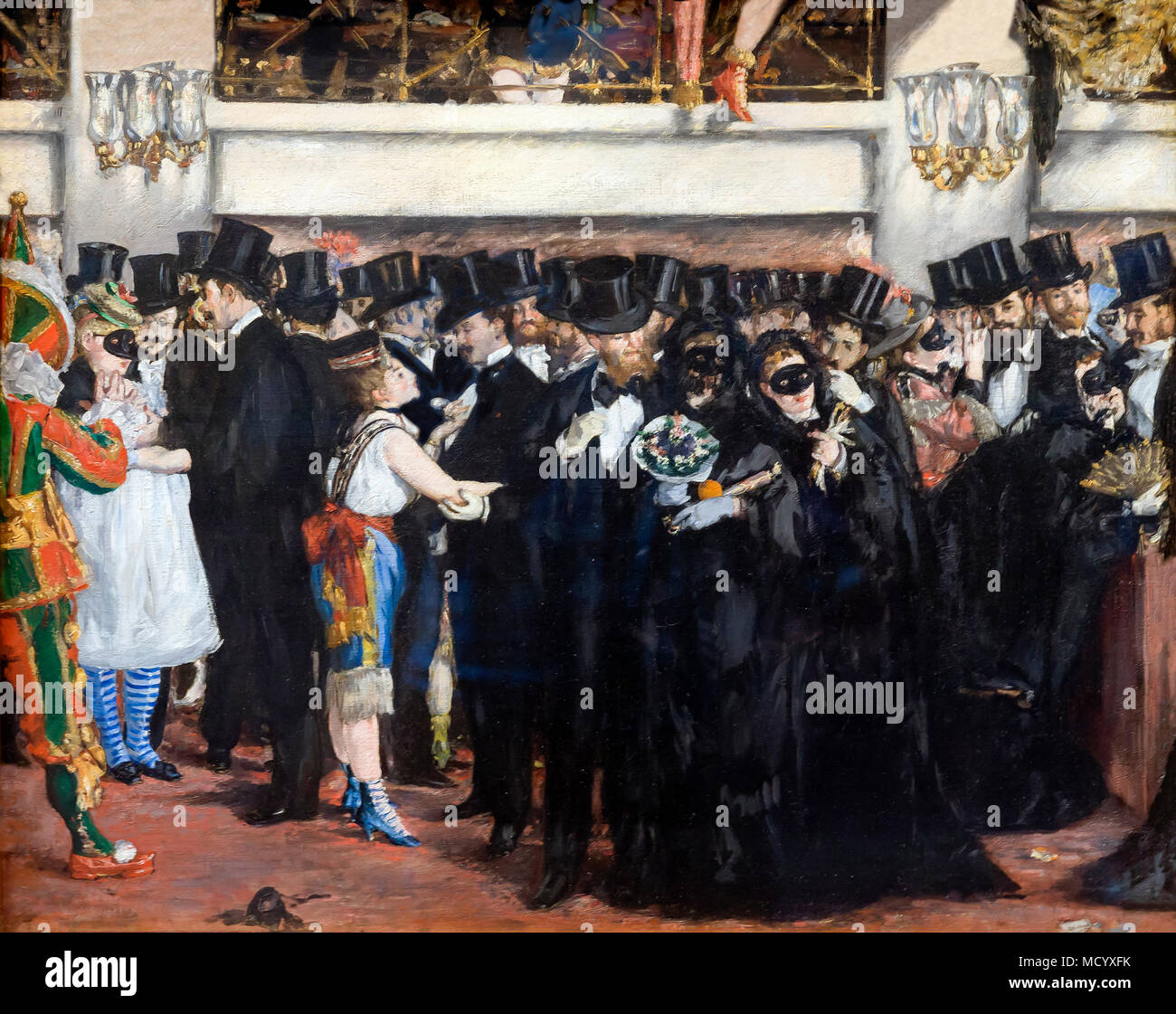 Maskenball in der Oper, Edouard Manet, 1873, Nationalgalerie, Washington DC, USA, Nordamerika Stockfoto