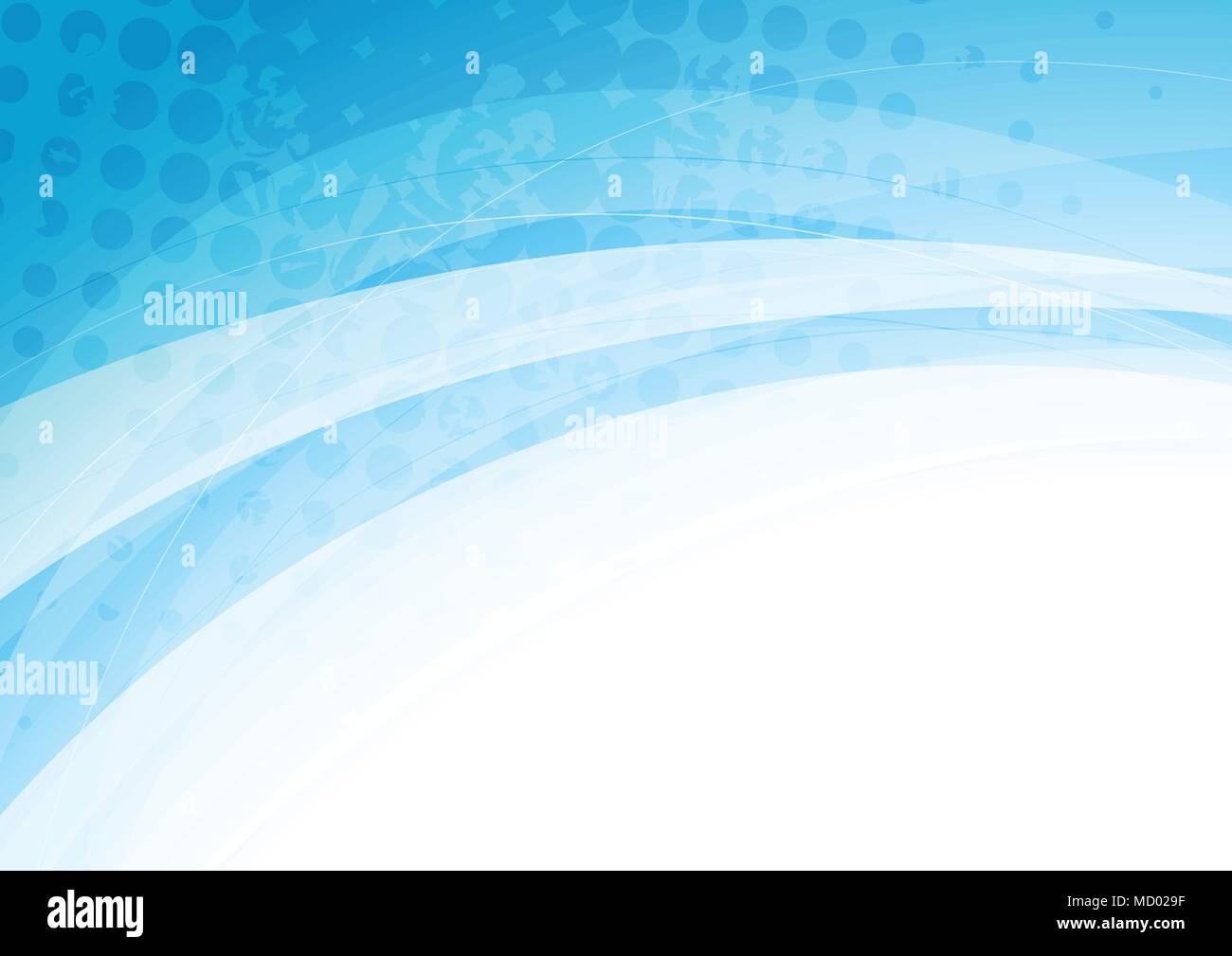 Abstrakt Blau Weiß Wellen grunge vector Hintergrund Stock Vektor