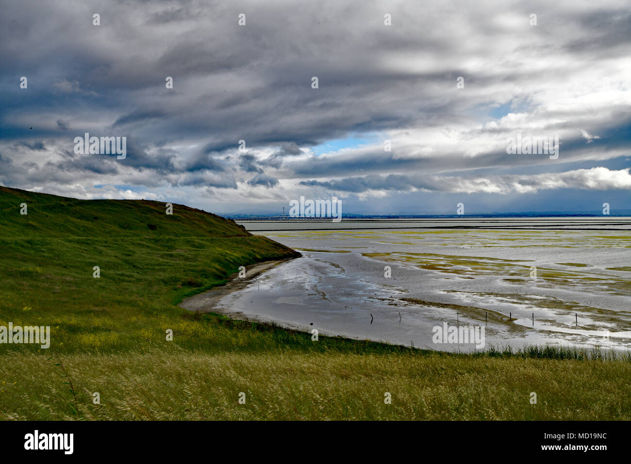 Querformat von Coyote Hill Regional Park, Fremont Stockfoto