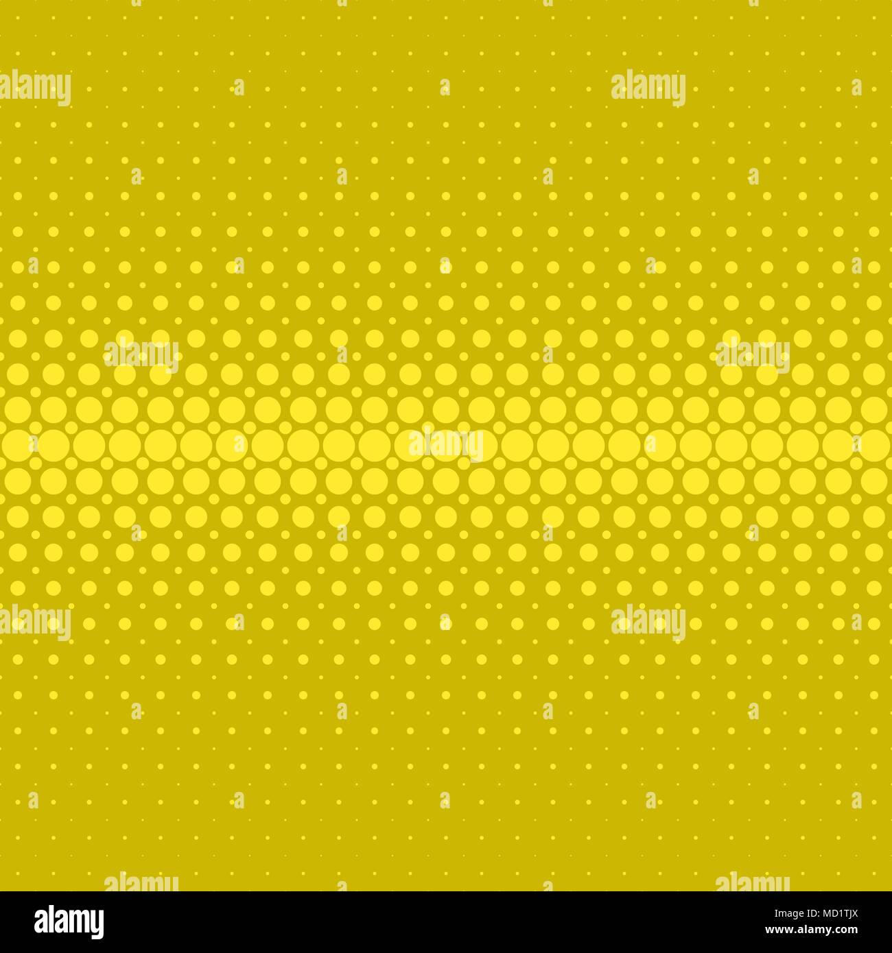 Gelbe Rasterpunkt Muster Hintergrund - Vector Graphic Design Stock Vektor