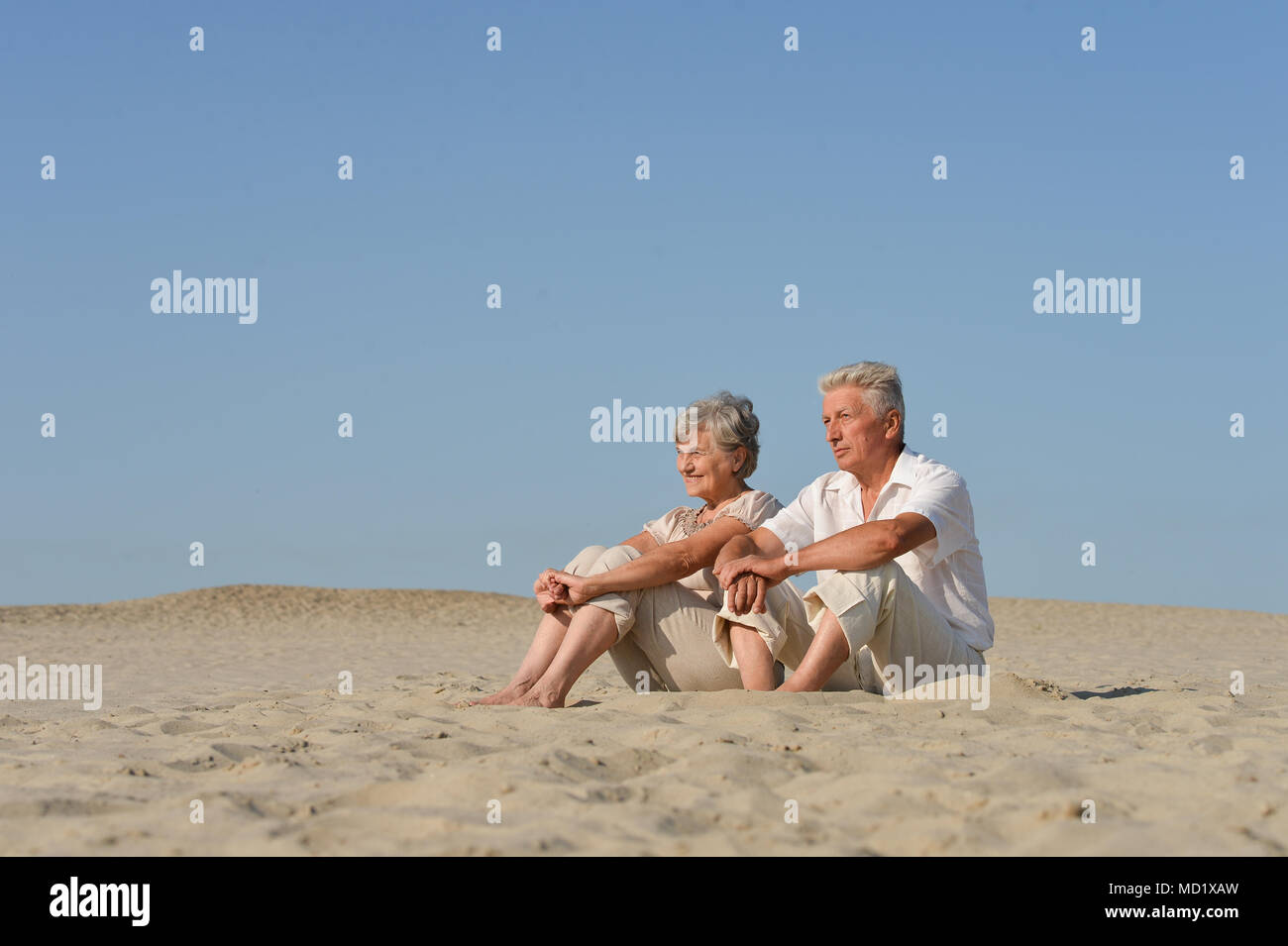 elder Liebespaar Stockfoto