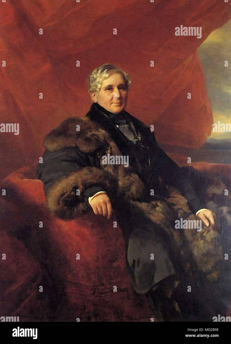 Winterhalter Franz Xaver - Charles-Jerome Comte Pozzo di Borgo Stockfoto
