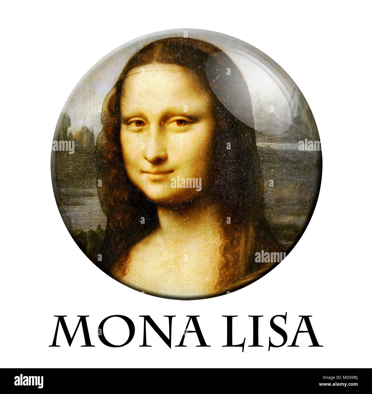 Mona lisa leonardo da vinci Ausgeschnittene Stockfotos und -bilder - Alamy