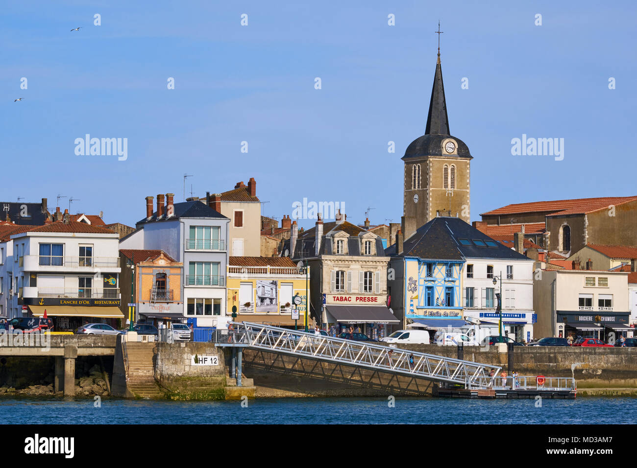 Frankreich, Vendée, Les Sables-d'Olonne, La Chaume Bezirk Stockfoto