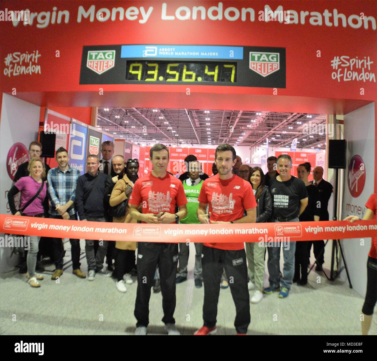 Virgin London Marathon 2018 Stockfoto