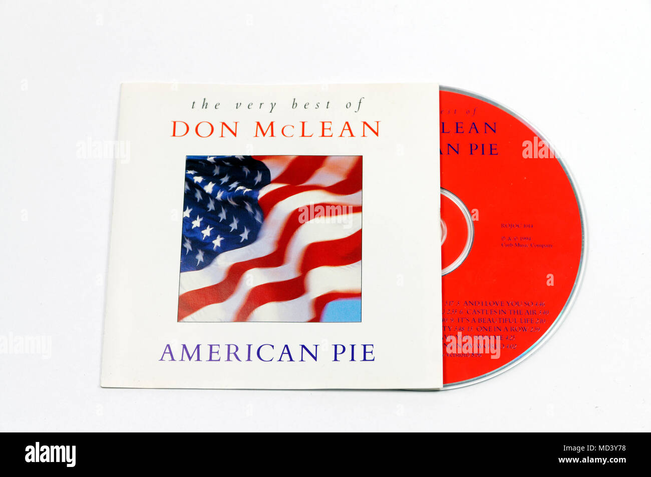 Das Beste von Don Mclean album Stockfoto