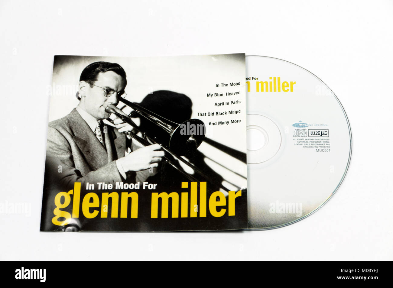 In der Stimmung für Glen Miller album Stockfoto