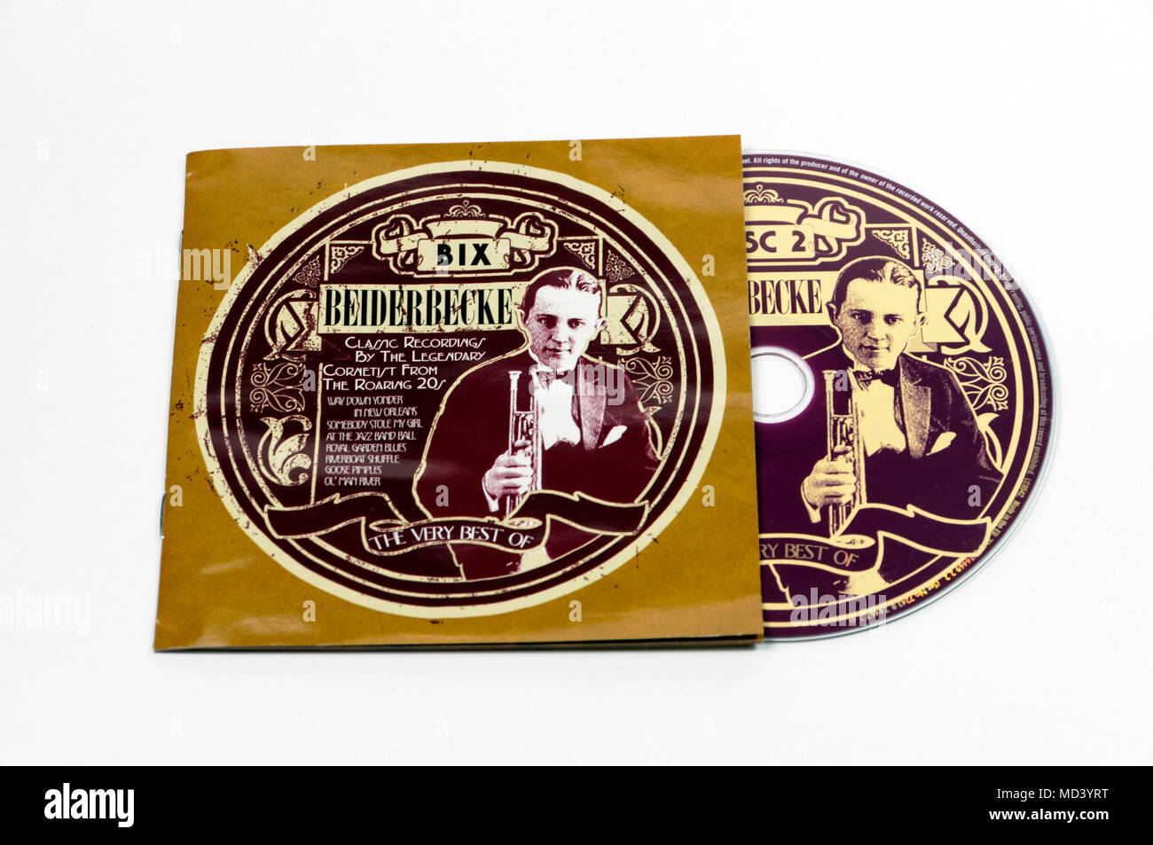 Das Beste von Bix Beiderbecke Album. Stockfoto