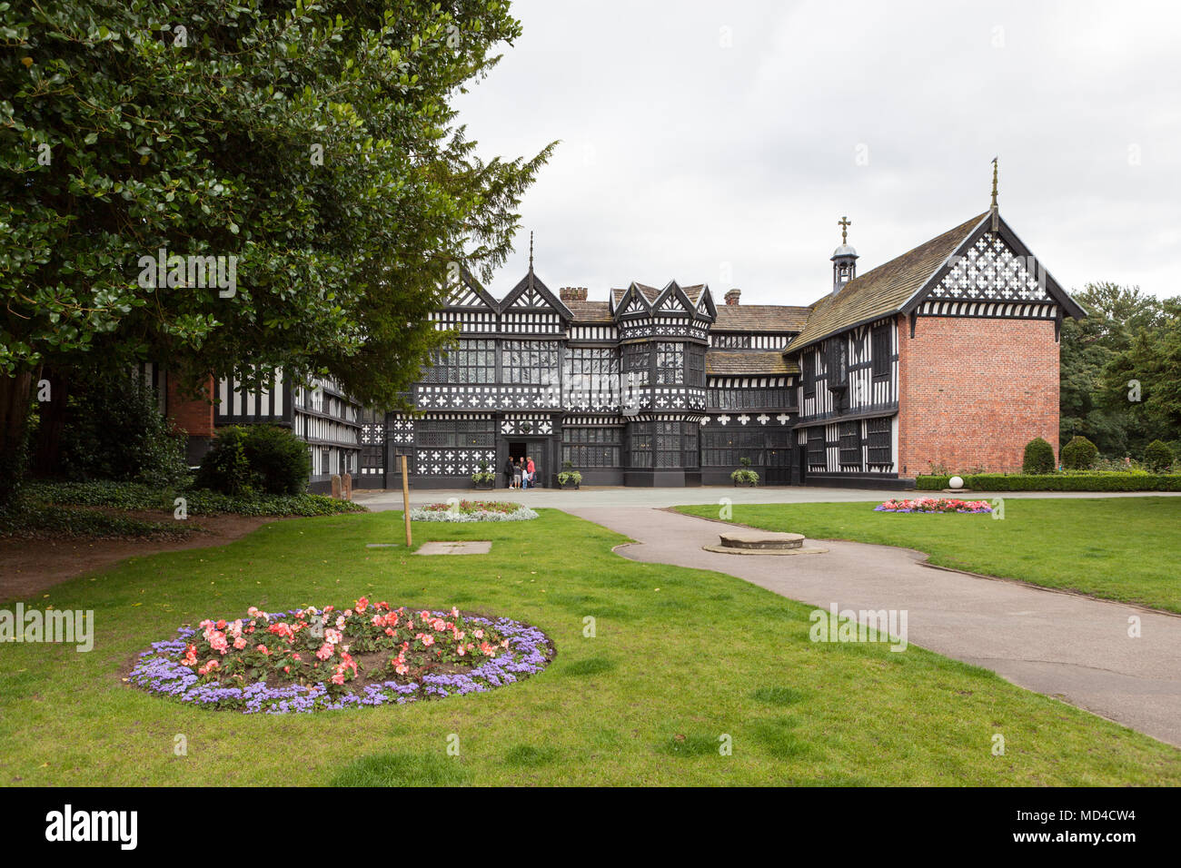 Bramall Hall. Bramhall, Stockport, grösseres Manchester, Vereinigtes Königreich. Stockfoto