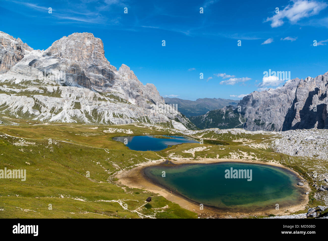 See Piani, Crodon di San Candido, Drei Zinnen, Dolomiten, Südtirol, Italien Stockfoto