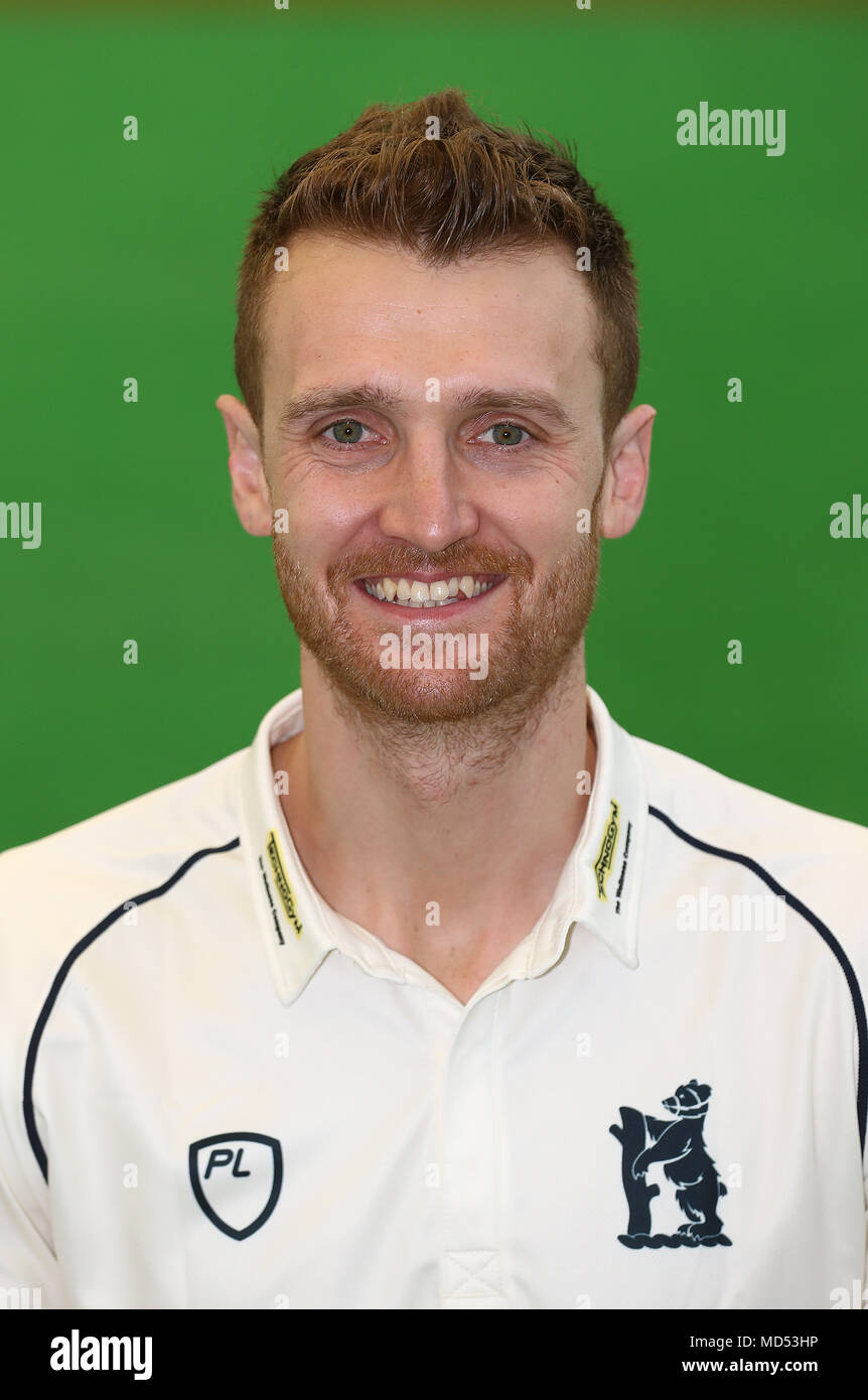 Oliver Hannon-Dalby während der Media Day bei Edgbaston, Birmingham. PRESS ASSOCIATION Foto. Bild Datum: Donnerstag, 5. April 2018. Siehe PA Geschichte Cricket Warwickshire Stockfoto