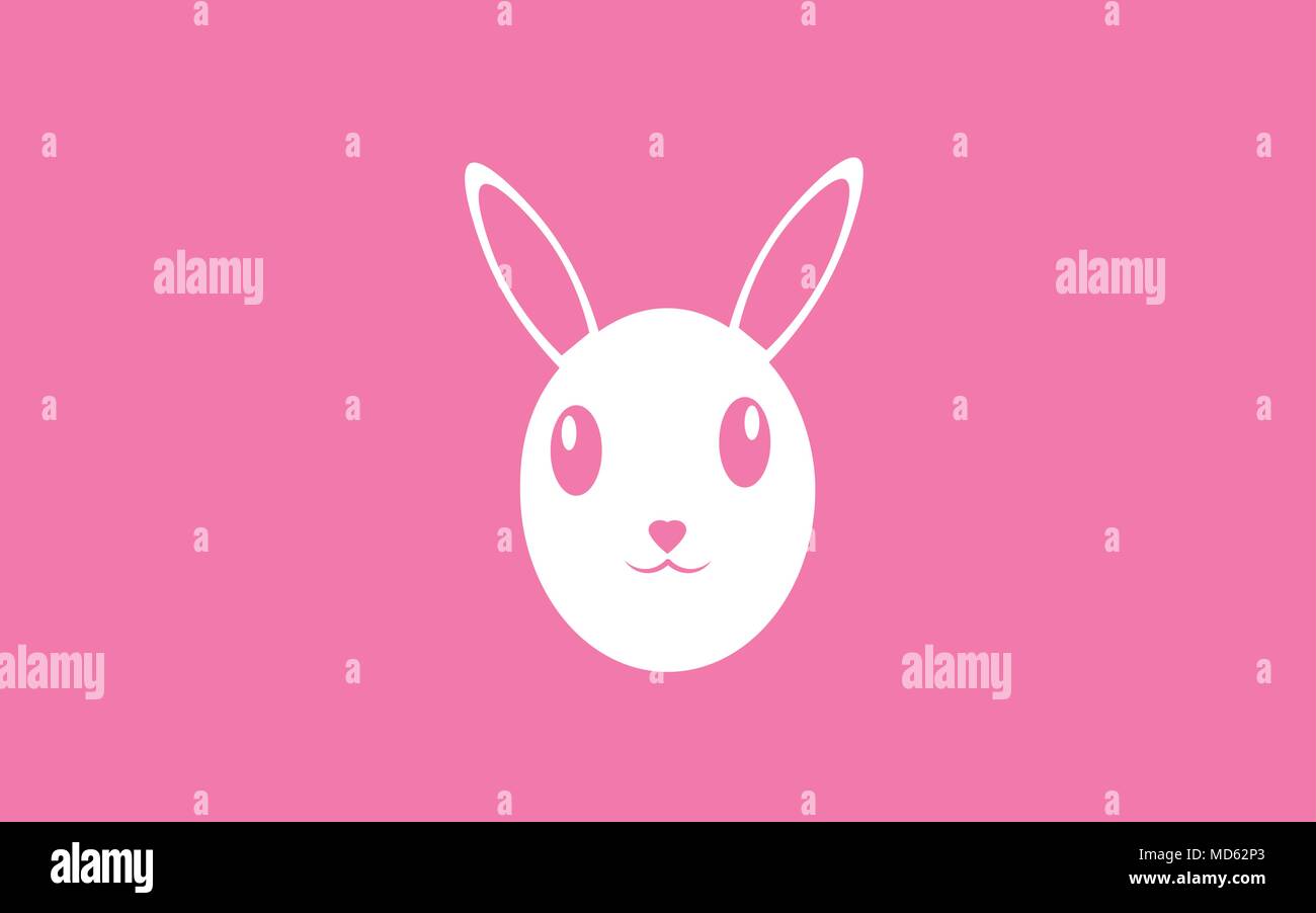 Osterhase Vektor Logo Stock Vektor