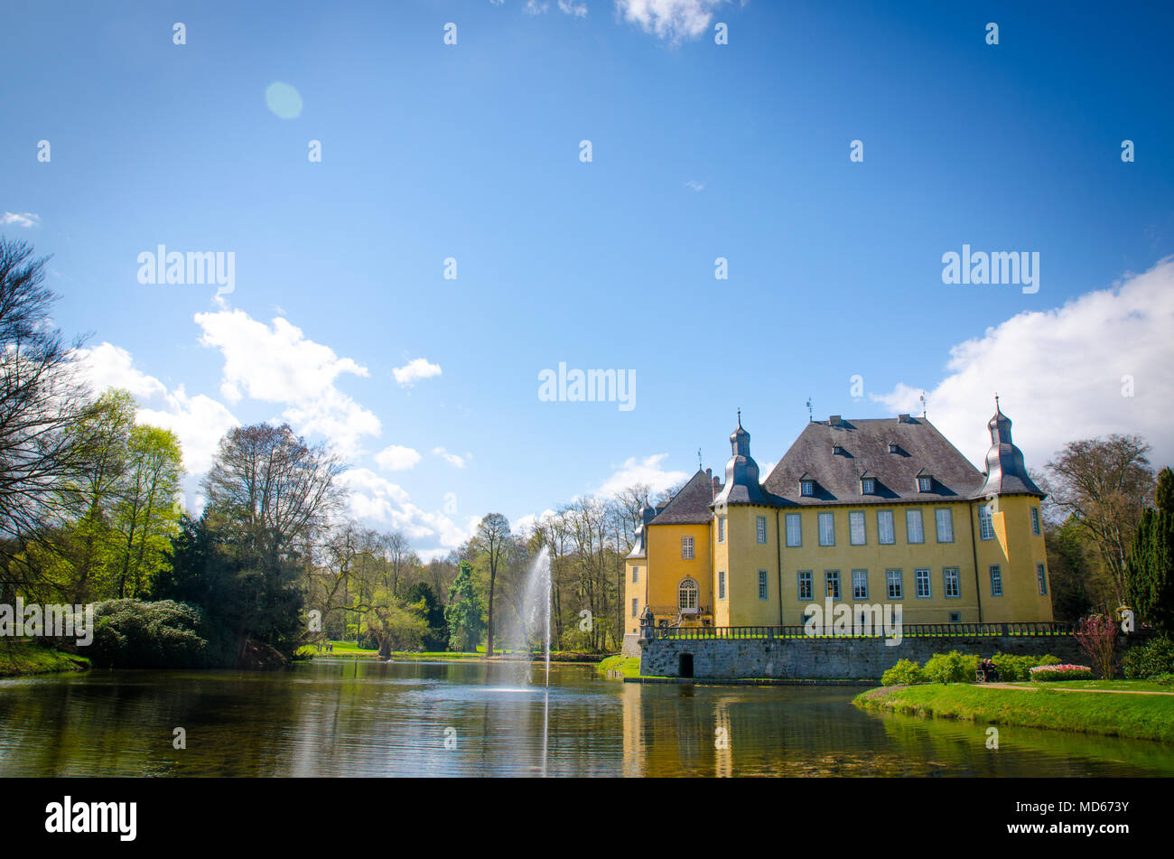 Schloss Dyck, Mönchengladbach, Deutschland Stockfoto