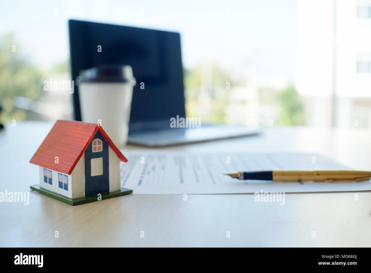 Haus Hypothek Vertrag Vertrag Zum Verkauf Von Immobilien Mit Einem