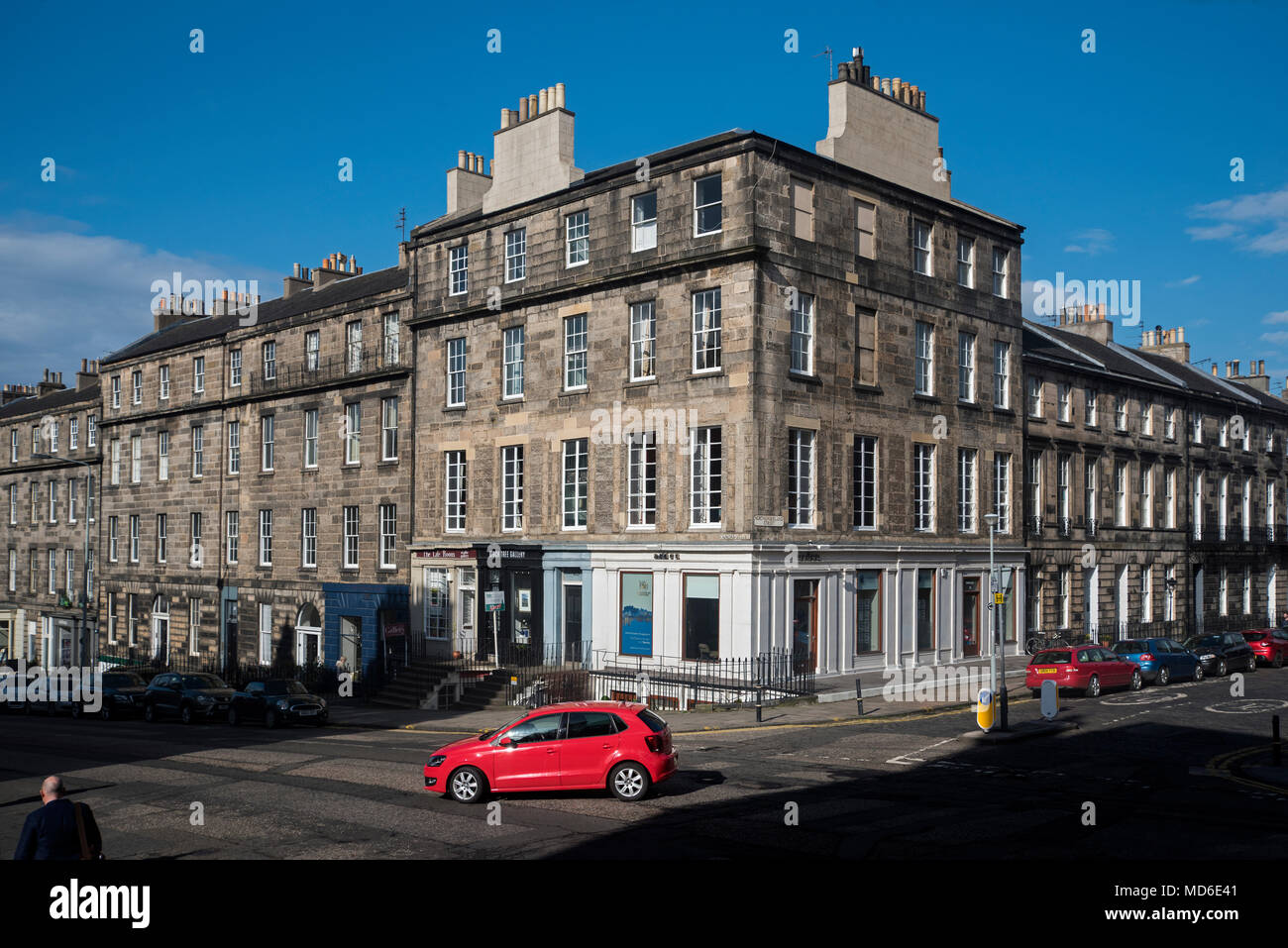 Die Dundas Street in der New Town von Edinburgh, Edinburgh, Schottland, Großbritannien. Stockfoto