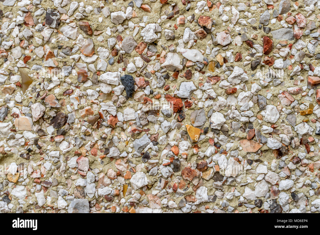 Pebble Dash wand Makro strukturierten Hintergrund Stockfoto