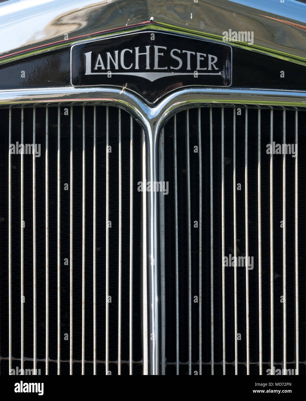 Lanchester Classic Car Stockfoto