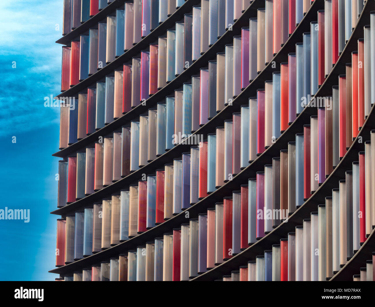 Mizuho Gebäude, 2 neue Ludgate, London, Großbritannien, von den Architekten Sauerbruch Hutton. Stockfoto