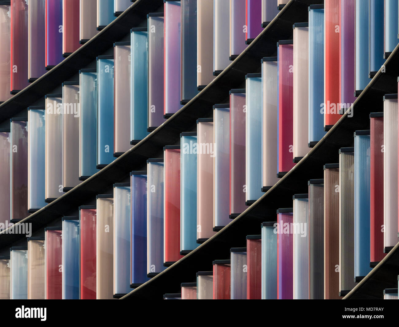 Mizuho Gebäude, 2 neue Ludgate, London, Großbritannien, von den Architekten Sauerbruch Hutton. Stockfoto