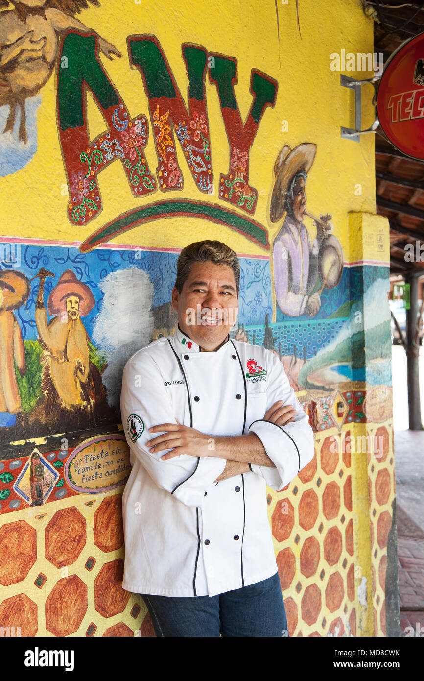 Chef Jose Munoz Gutierrez keine Zihuatanejo, Mexiko Stockfoto