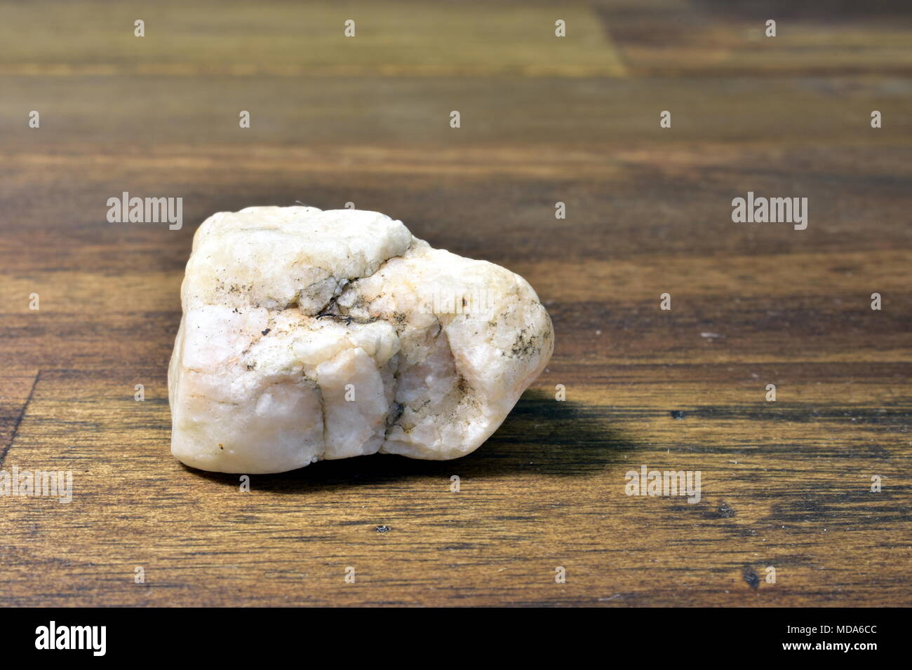 Rohen Quarz Stockfoto