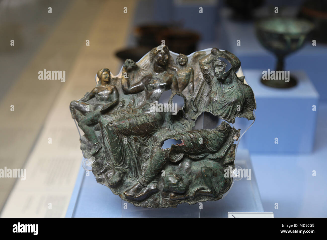 Griechen und Lyder. 400-325 BC. Metallarbeiten zeigt den Einfluss der Persischen Kunst 4. vorchristlichen Jahrhundert. Die Türkei. British Museum. London. Stockfoto