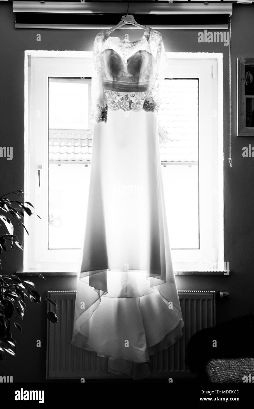 Elegante Hochzeit Dekor/Detailaufnahmen Stockfoto