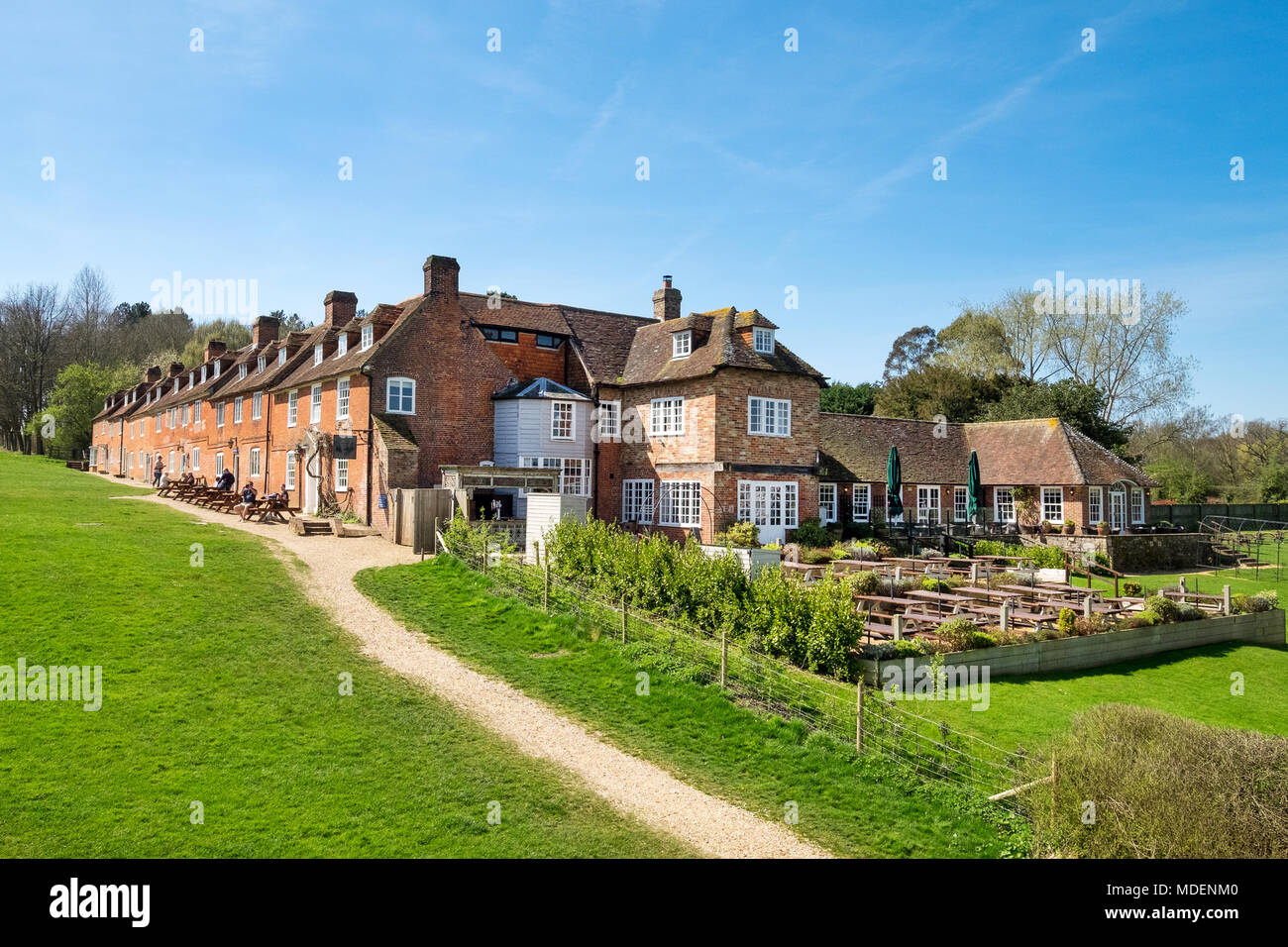 Baumeister Pub und Hotel, Buckler Hart, Beaulieu Stockfoto