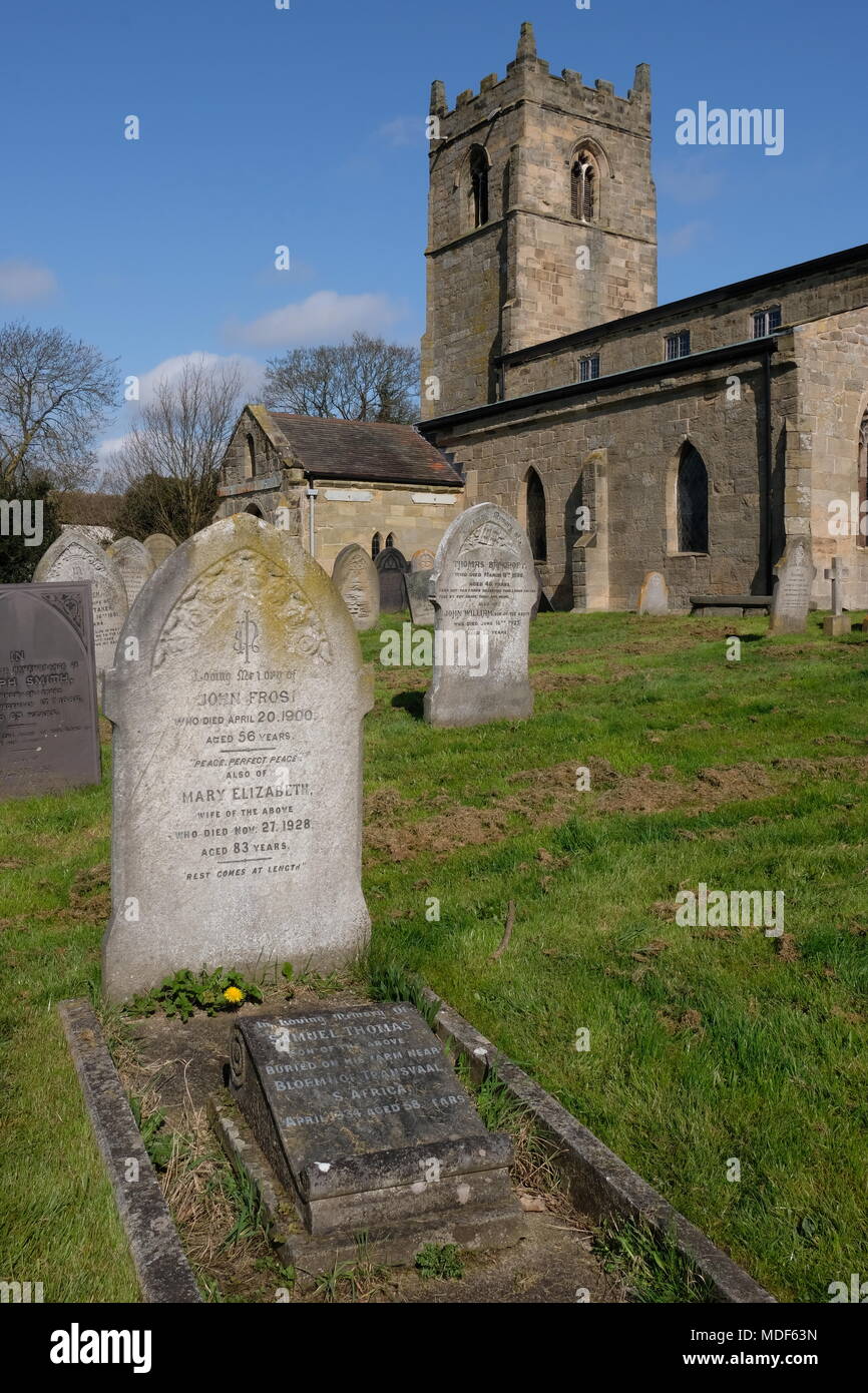 St. Winifred ist Kirche, Barrow-auf-Trent Stockfoto