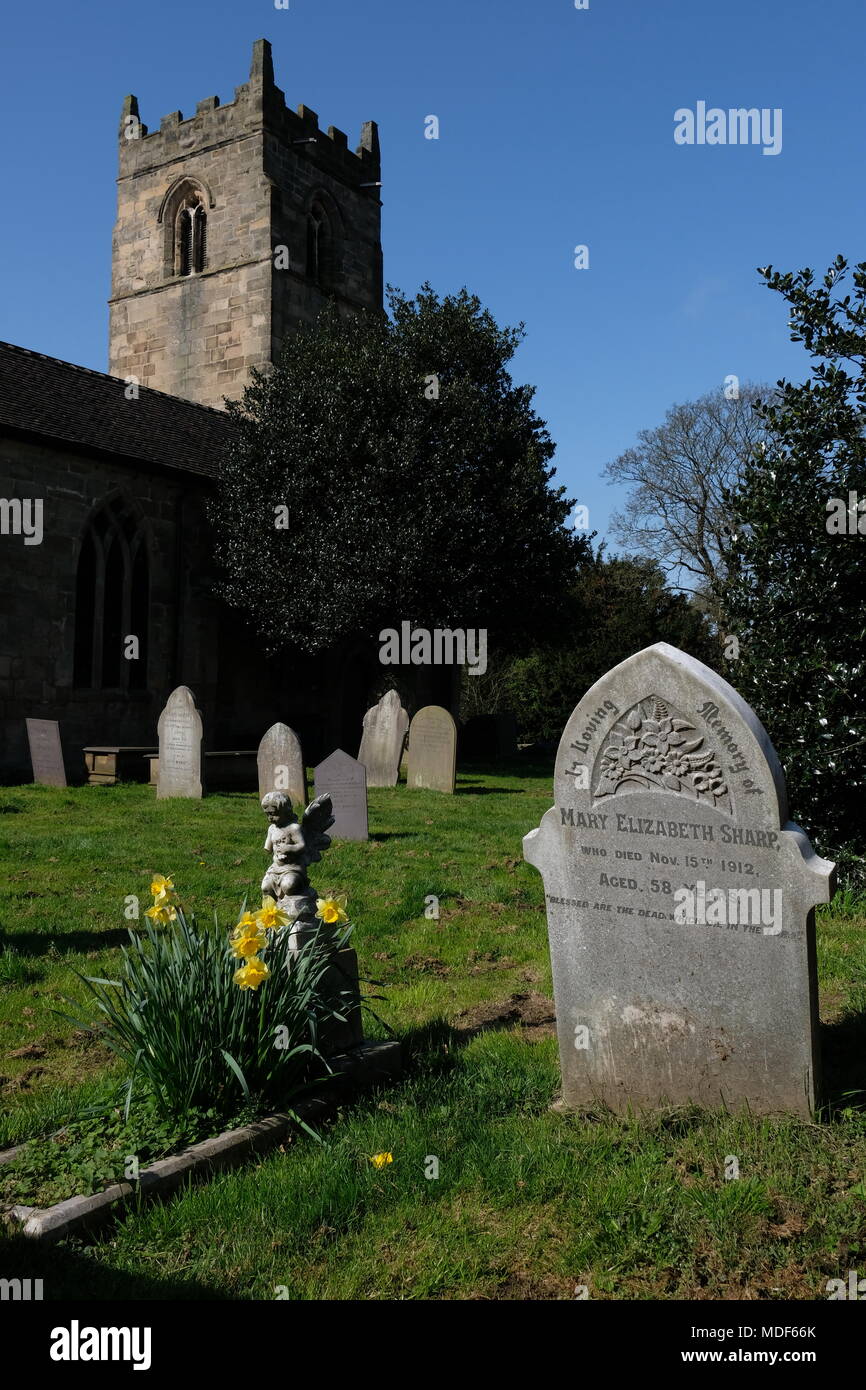 Kirche St. Winifred Stockfoto