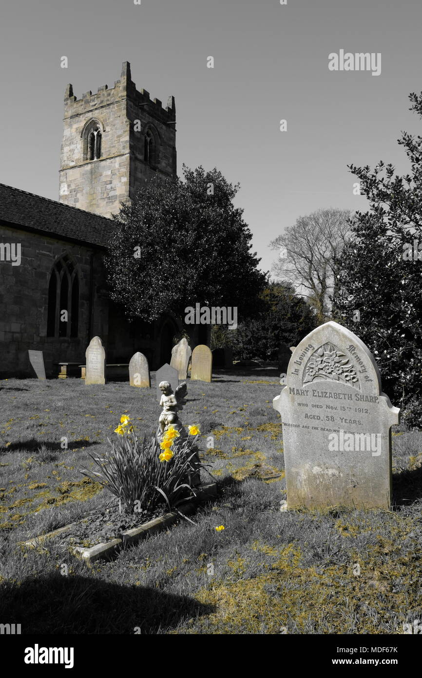 Kirche St. Winifred Stockfoto