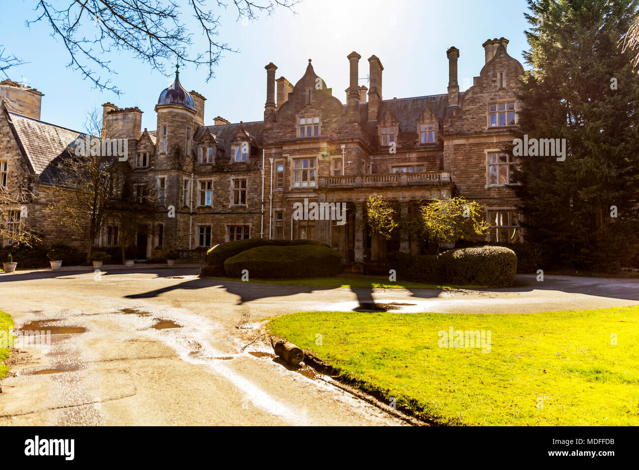 Branston Hall Hotel und Spa Country House, Herrenhaus, Branston Hall, Lincolnshire, Branston Branston Hall Hall Gebäude, Branston Hall UK, Stockfoto