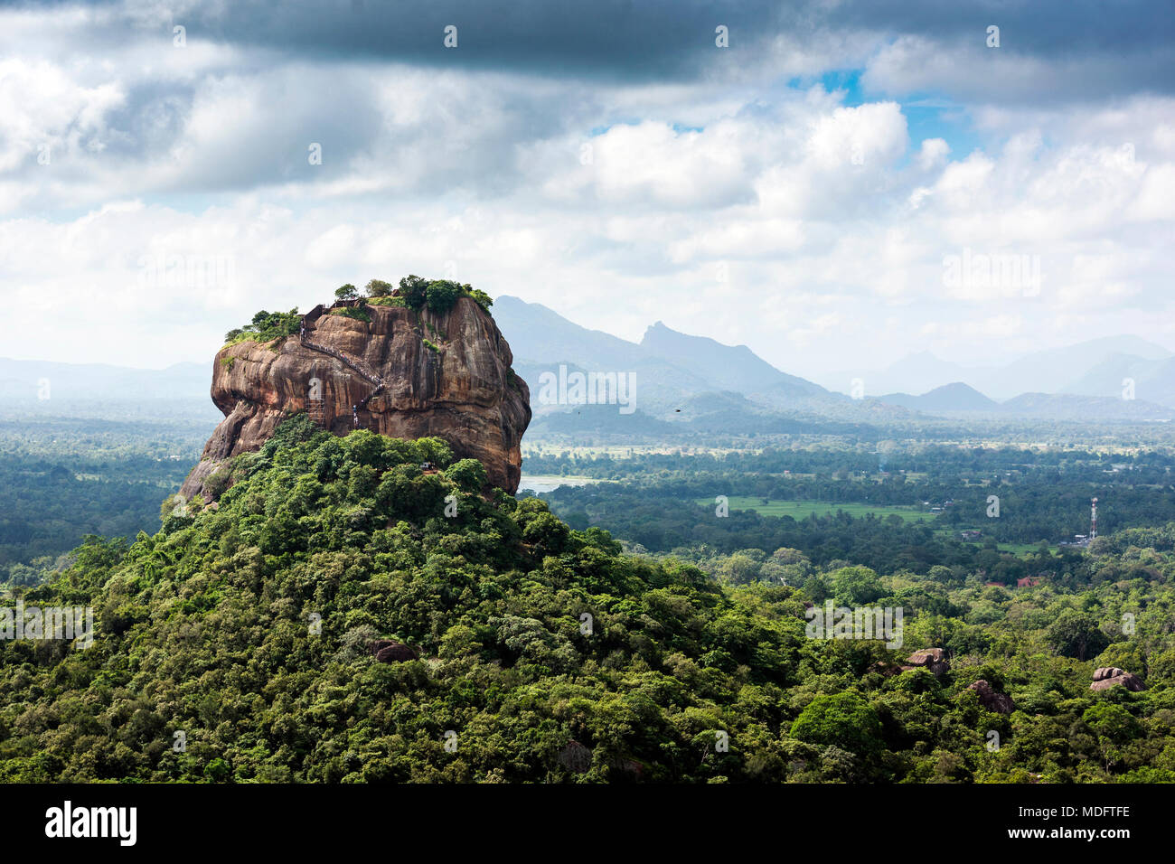 Lion Rock, Dambulla, Bezirk Matale, Central Province, Sri Lanka Stockfoto